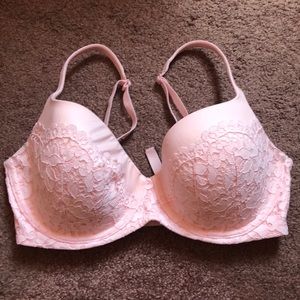 Victoria's Secret Bra 34DD Pink Lace